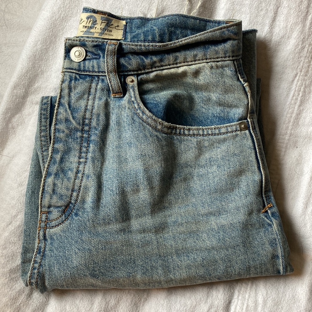 Free People CRVY Mom Jeans Size 27